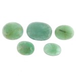 Green Emerald – 22.94 Carats (Ratti-25.35) Panna ~ 5 Pcs Seller Pack